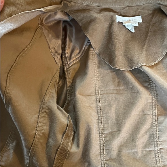 SandroTan Ruffle Hem Jacket - Picture 5 of 6